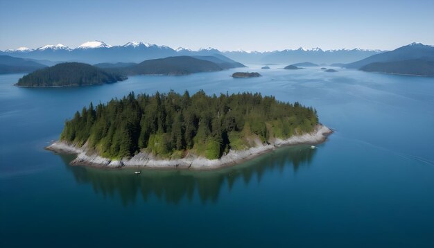 islands near on a sunny day