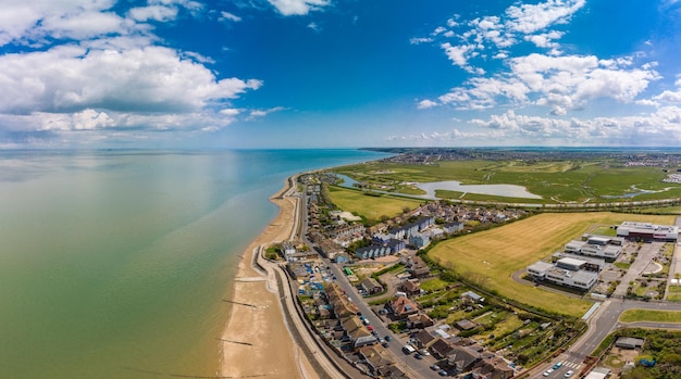 Isle of Sheppey island off the northern coast of Kent England UK