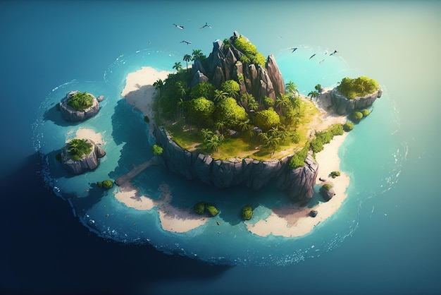 환상 세계의 고립된 섬