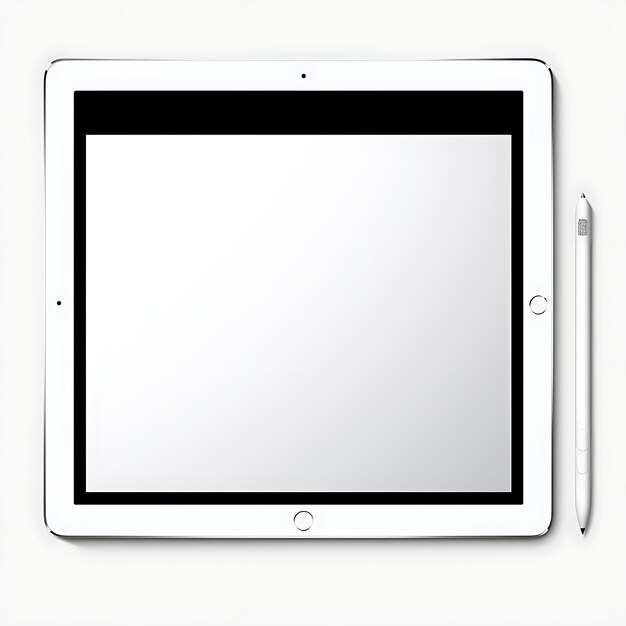 Premium AI Image | Isolated of Apple Ipad Pro Tablet Front View