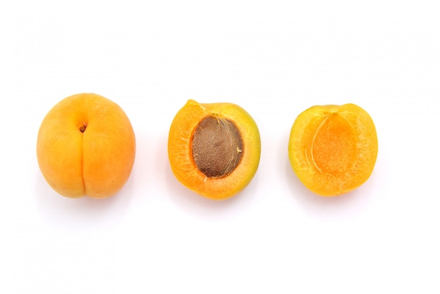 Isolated apricot