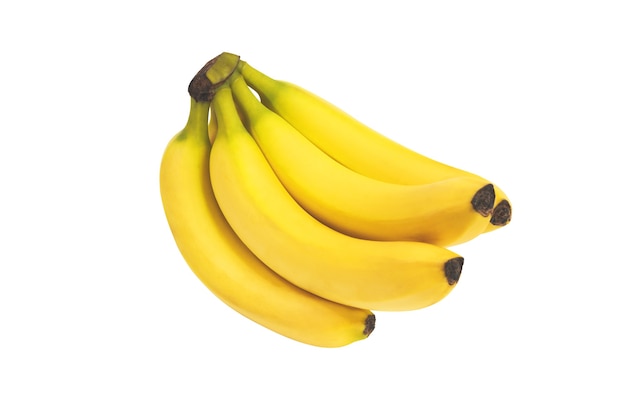 Photo isolated banana with clipping path