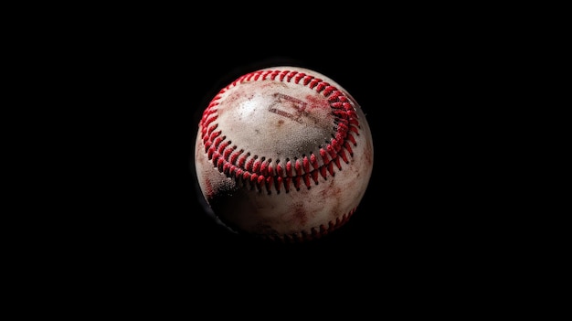 Photo isolated basketball on a black background