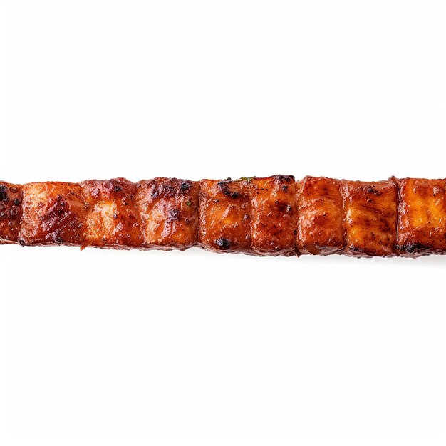 Photo isolated bbq stick in elevation view