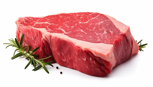 Isolated Beef on White