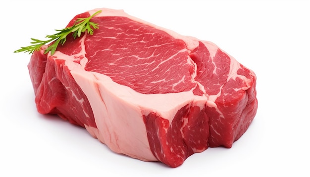 Isolated Beef on White