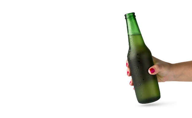 Photo isolated beer composition