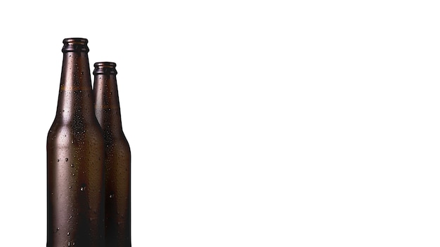 Photo isolated beer composition