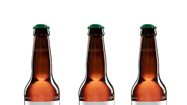 Photo isolated beer composition