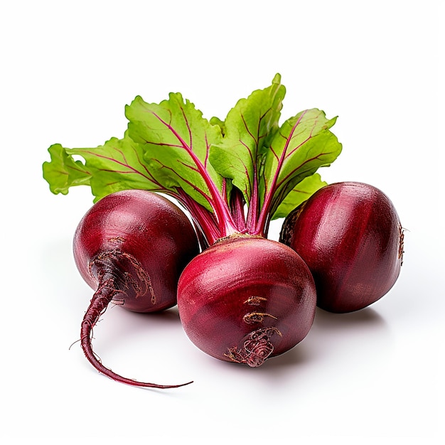 Isolated Beetroot on White Background