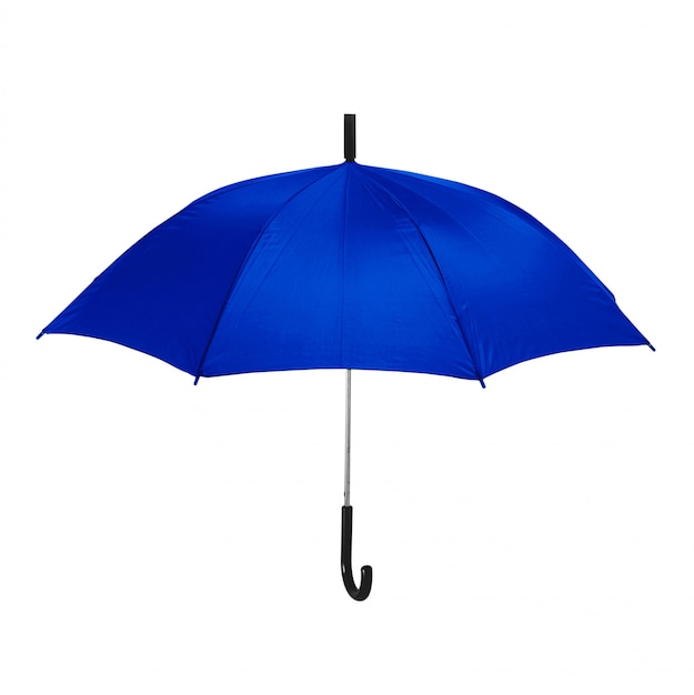 Photo isolated blue umbrella