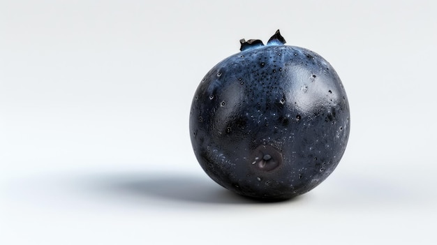 Photo isolated blueberry generative ai