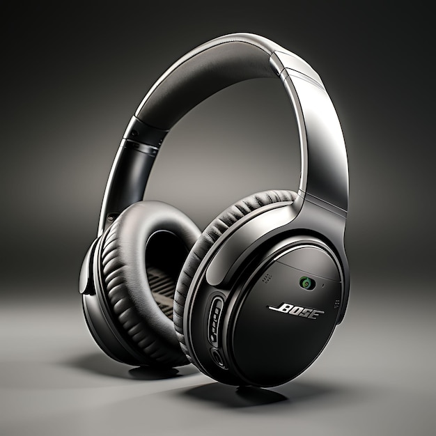 Isolated of Bose Quietcomfort 35 Ii Wireless Noise Canceling Headphone on White Background Clean