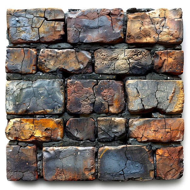 Isolated Brick Collection Transparent or White Background