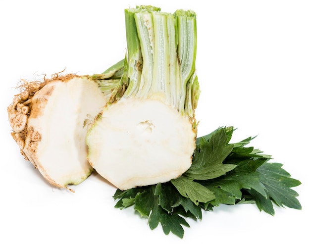 Isolated Celeriac