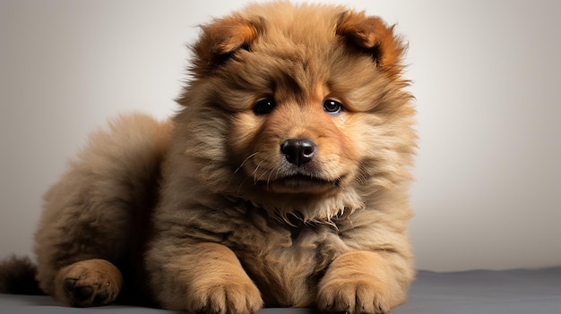 Isolated Chow Chow Puppy