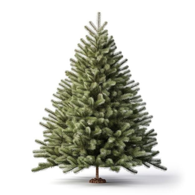 Isolated Christmas Tree on White Background