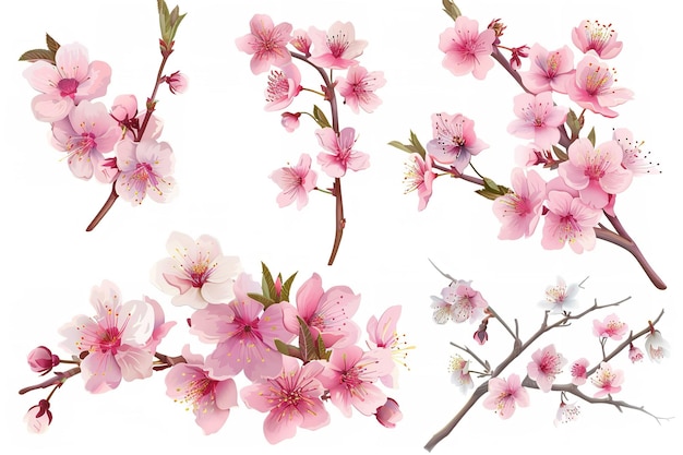 孤立した桜の花束 (ジェネレーティブ・アイ)