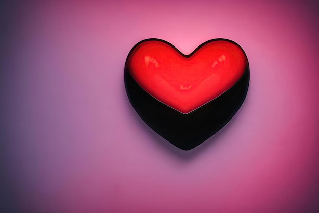 孤立した概念 愛と心のシンボル 赤い花 バレンタイン ロマンチックな装飾 ロマンス ローズ 背景 花びら グリーティング ギフト 花 休日 デザイン お祝い 結婚式の日 ジェネレーティブ AI