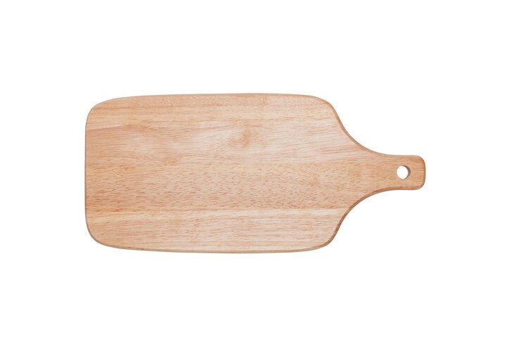Photo isolated cutting board with clipping path