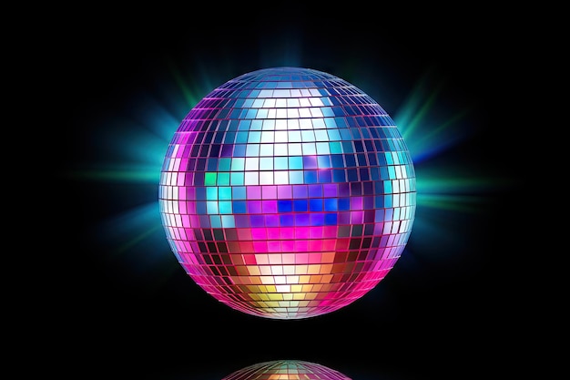 isolated disco ball