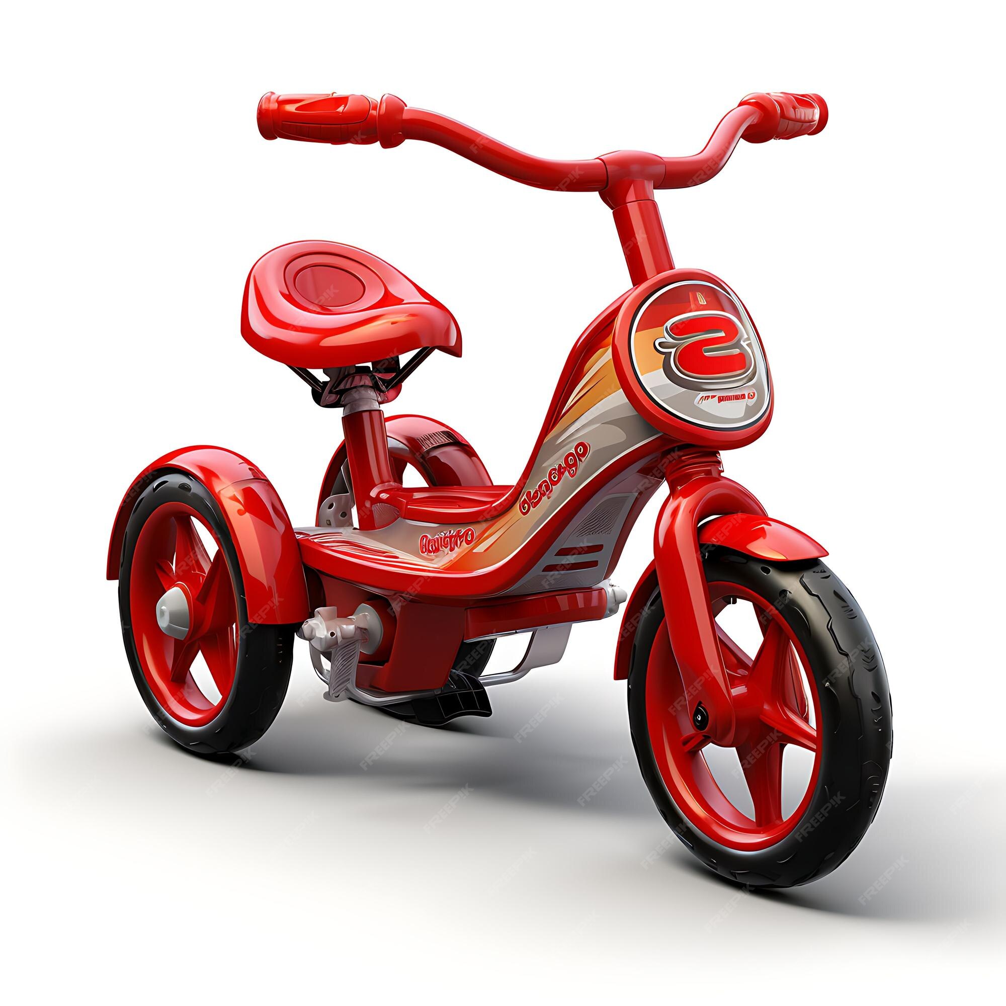 Premium Ai Image Isolated Of Disney Cars 2 Trike Bike Cycle Tricycle Type Red Color Toddl On