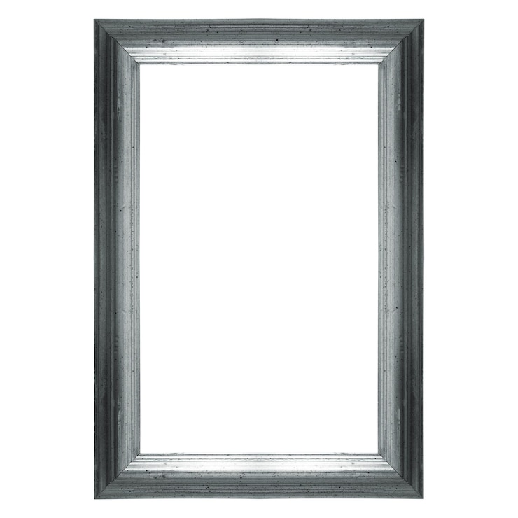 Isolated frame silver colour
