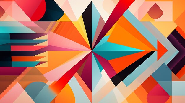 Isolated Geometric Artwork