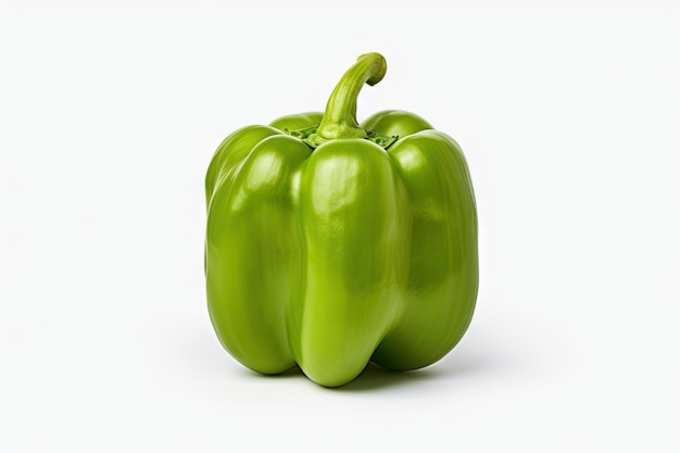 Isolated green pepper