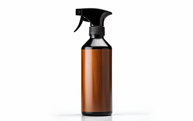 Photo isolated hair texture spray bottle for barbers on transparent background