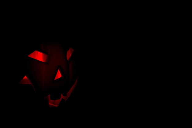 Photo isolated halloween pumpkin
