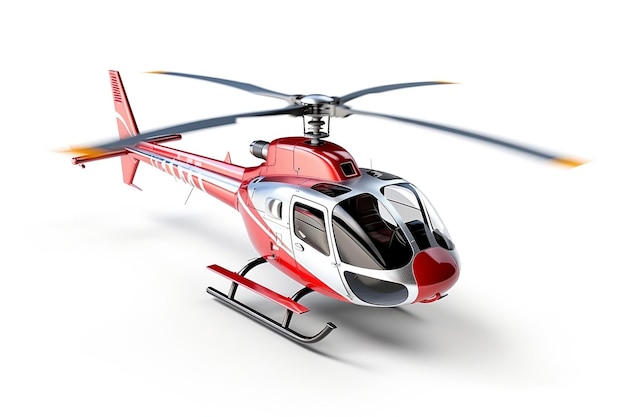 Isolated Helicopter on Transparent Background AI