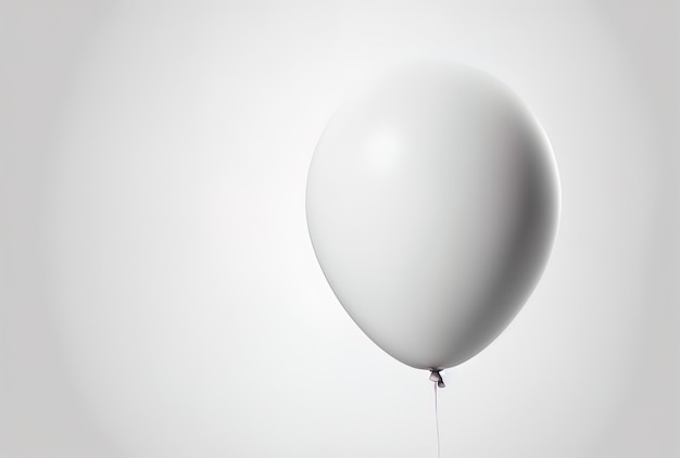 Photo isolated helium balloon on a white backdrop