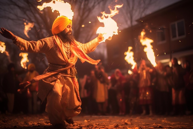 ロヒリ・ダンス (Lohri Dance) のイラストをご覧いただけますか?