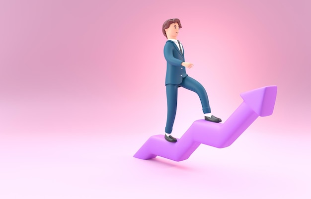 Isolated Investment Growth 3D Illustration