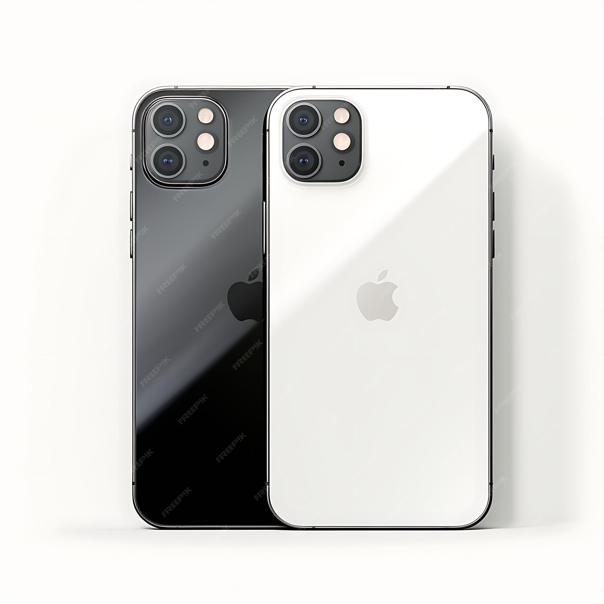 Premium AI Image | Isolated of Iphone 15 Mobile Front and Back