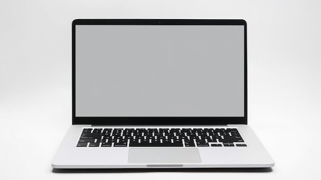 Isolated laptop on white background AI Generative