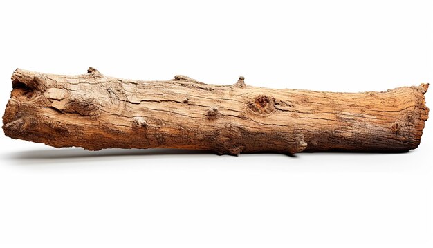 Photo isolated log side view