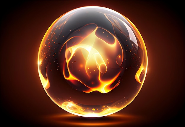 Isolated Magic Prophecy Sphere Vector