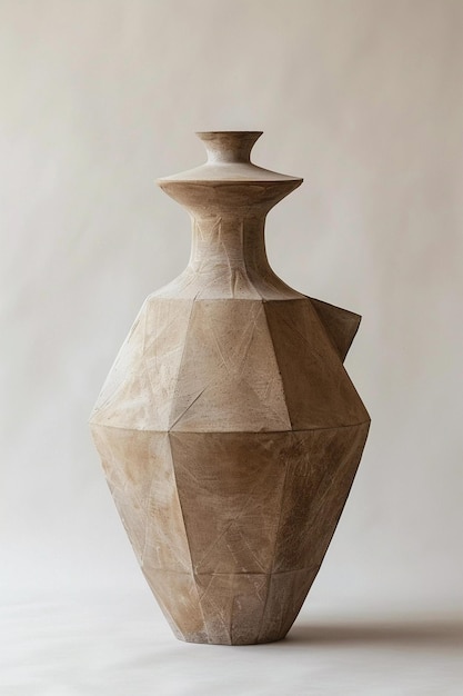 Isolated minimalistic vase