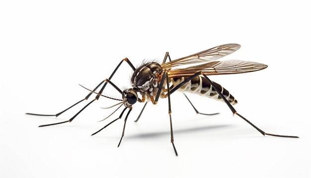 Foto isolated mosquito elevation side view insect profile