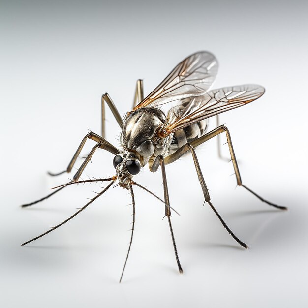 Photo isolated mosquito on white background