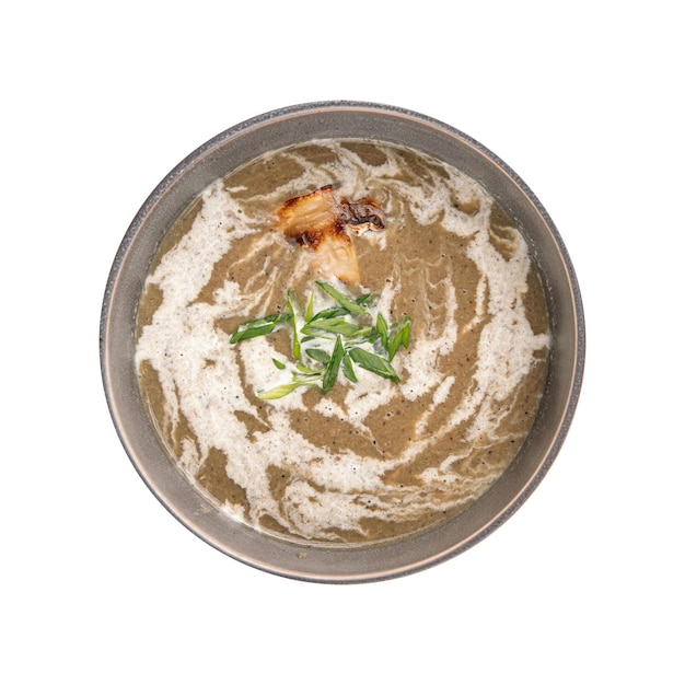 Isolated mushroom cream soup puree