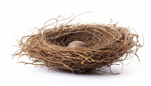 Isolated Nest at Elevated View