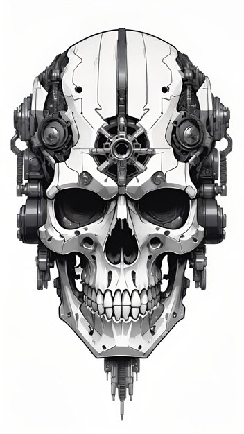 an isolated object of skull for tshirt design inspirations