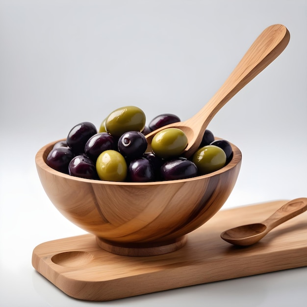 isolated olive bowl