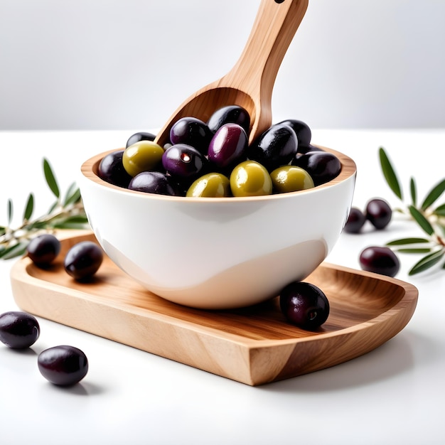 isolated olive bowl