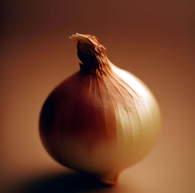 isolated onion bulb