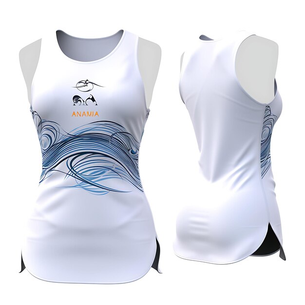 Isolated of Open Water Water Polo for Girls Brief Swim Suit Style With L 3D Swim Suit Design Blank