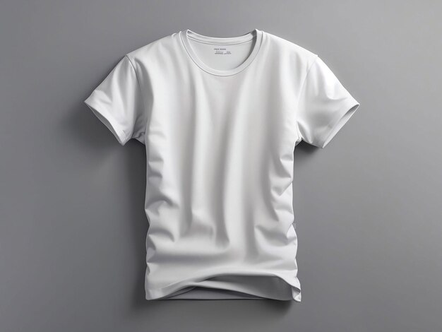 Изолированная открытая белая футболка